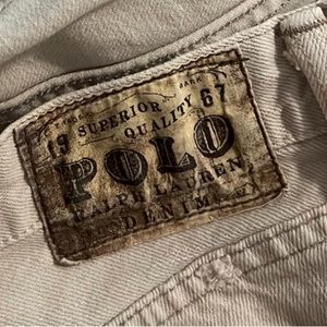 🏇POLO Jeans Ralph Lauren 32x32 Mammoth Bone color 100% cotton Quality stitching